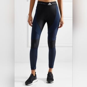 adidas by Stella McCartney leggings Run Long Tight Black & Collegiate Navy sz S